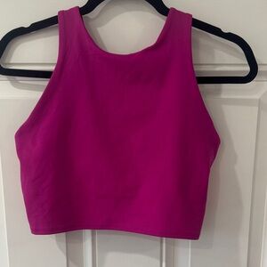 Athleta Fuchsia Crop Top